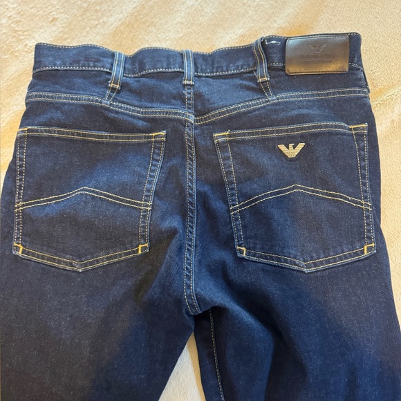 Armani Jeans Other - Armani Jeans Mens J31 Regular Fit Straight Leg Denim 33  Dark Blue Work Casual